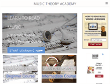Tablet Screenshot of musictheoryacademy.com